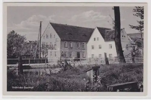 97025 Ak Ochsensaal Dahlener Heide Fröhlichs Gasthof um 1950