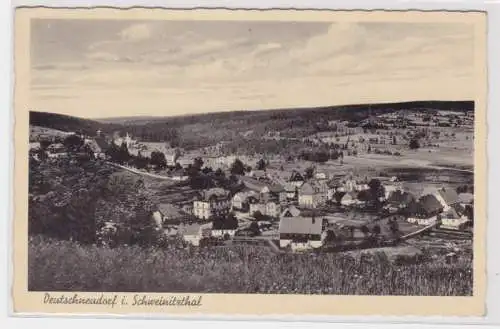 98196 Ak Deutschneudorf im Schweinitzthal um 1940