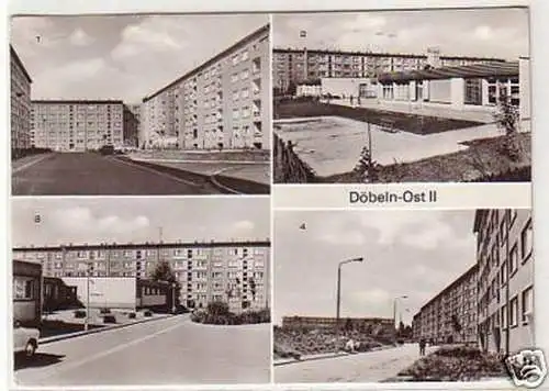 06852 Mehrbild Ak Döbeln Ost Neubaugebiet 1982