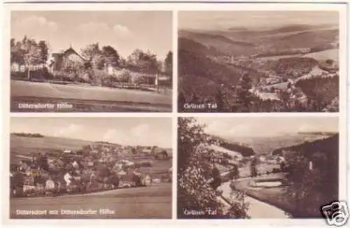 03938 Mehrbild-Ak Dittersdorfer Höhe 1933