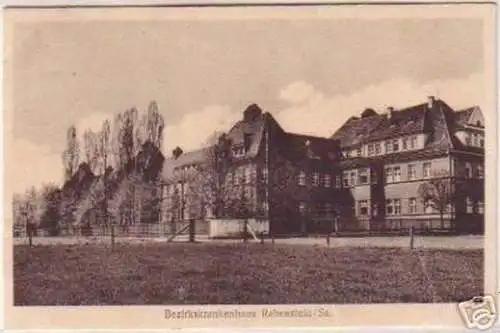 18195 Ak Bezirkskrankenhaus Rabenstein in Sa. 1934