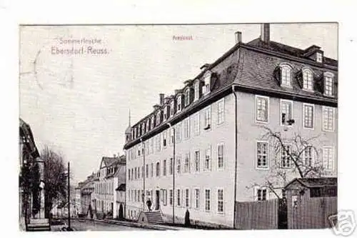 02120 Ak Sommerfrische Ebersdorf Reuss Pensionat 1910