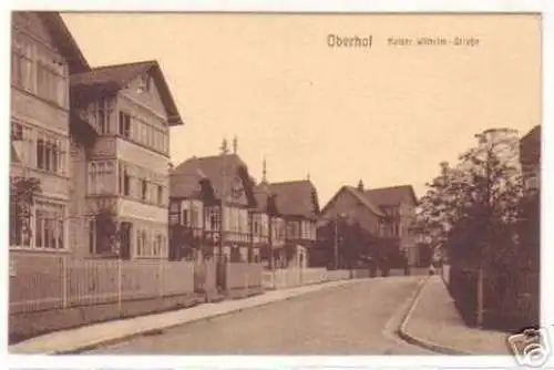 19022 Ak Oberhof Kaiser Wilhelm Strasse um 1920