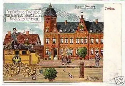 29466 Ak Cottbus kaiserliches Postamt 1913