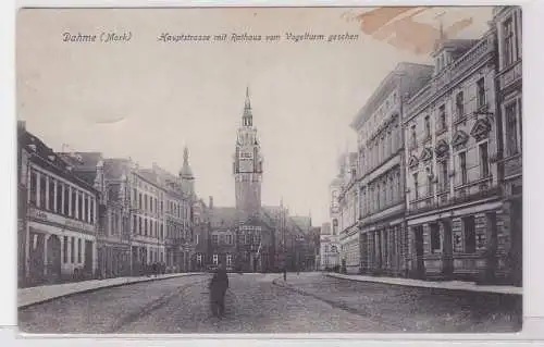 93683 Ak Dahme (Mark) Hauptstraße mit Rathaus vom Vogelturm gesehen 12,99