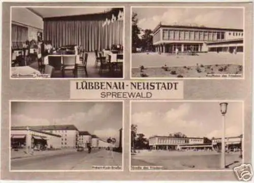 11837 Mehrbild Ak Lübbenau Neustadt Spreewald 1964