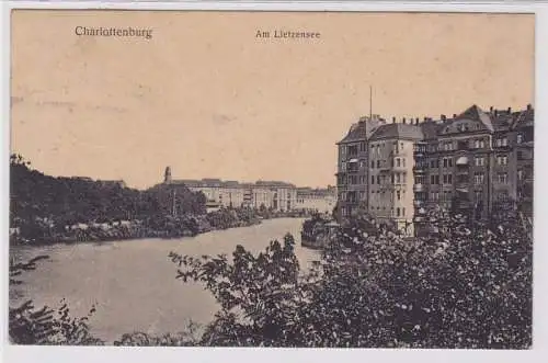 94444 Ak Charlottenburg am Lietzensee 1913