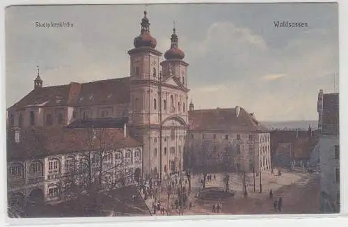 68828 Ak Waldsassen Stadtpfarrkirche 1911