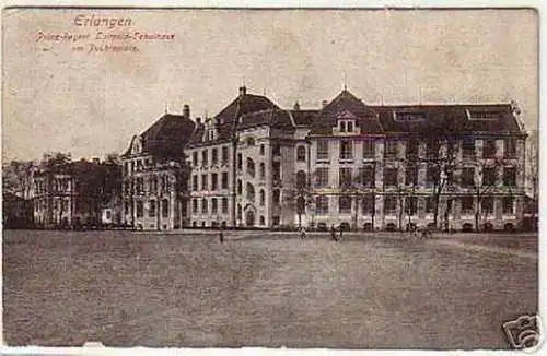 10202 Ak Erlangen Schulhaus am Puchtaplatz 1926