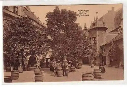 53502 Ak München Hof im Hofbräuhaus um 1930