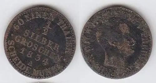 1/2 Silber Groschen Münze Preussen 1834 A