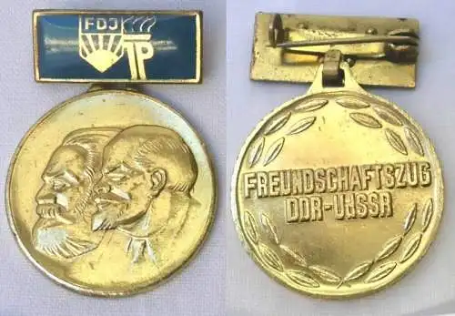 seltener DDR Orden Pioniere FDJ Marx und Lenin Freundschaftszug