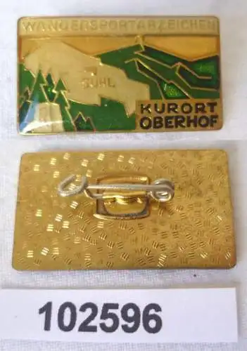 DDR Abzeichen Wandersportabzeichen Kurort Oberhof