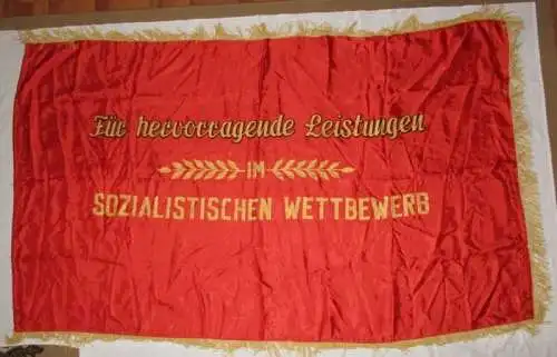 Seltene DDR Fahne VE Kombinat Pelztierproduktion (109922)