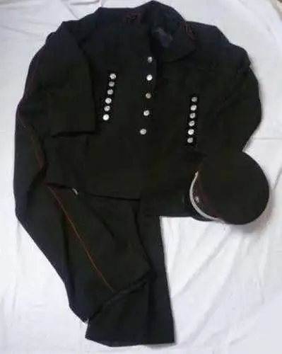 DDR Bergbau Uniform Hüttenmann Mansfeld Mütze Jacke Hose