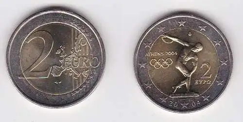 2 Euro Gedenkmünze Griechenland 2004 Olympische Sommerspiele in Athen (138378)