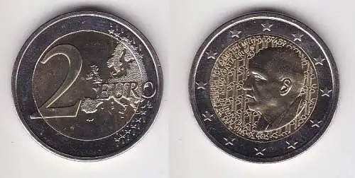 2 Euro Gedenkmünze Griechenland Dimitri Mitropoulos 2016 Stgl.  (130250)