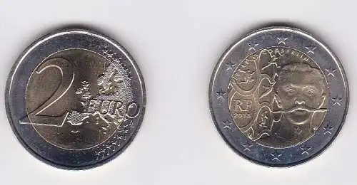 2 Euro Gedenkmünze Frankreich 2013 150. Geburtstag von Pierre de Couber (127085)