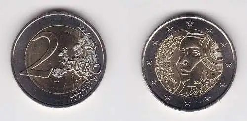 2 Euro Gedenkmünze Frankreich 2015 225 Jahre Föderationsfest Stgl. (129174)