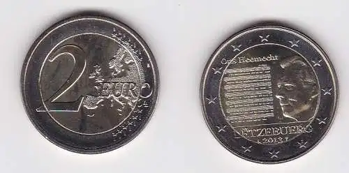 2 Euro Gedenkmünze Luxemburg 2013 Nationalhymne (144174)