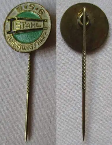 DDR Sport Anstecknadel Mitgliedsabzeichen BSG Stahl Ilsenburg (131886)