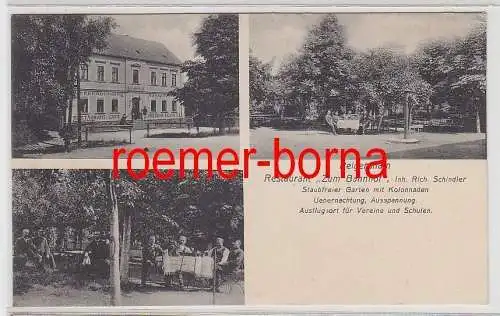 76997 Mehrbild Ak Belgershain Restaurant "Zum Bahnhof" von Rich. Schindler 1910