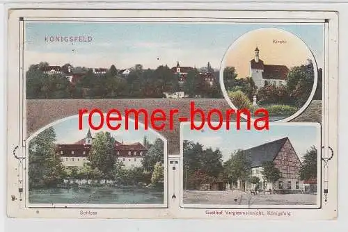 74432 Mehrbild Ak Königsfeld Kirche, Schloss, Gasthof Vergissmeinnicht 1912