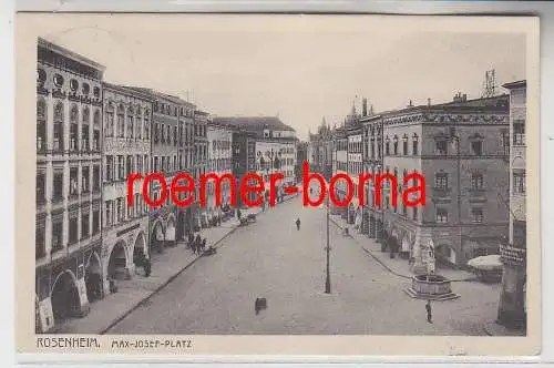 73864 Ak Rosenheim Max-Josef-Platz 1921