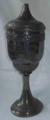 Versilberter Pokal des Saalfelder Billardklubs um 1920 (110395)