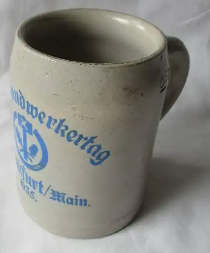 Steinzeug 0,5L Bierkrug Reichshandwerkertag Frankfurt am Main 1935 (129155)