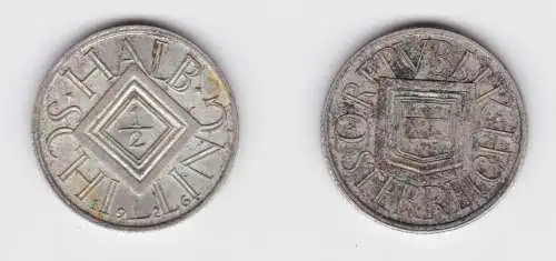 1/2 Schilling Silber Münze Österreich Wappen 1926 (152679)