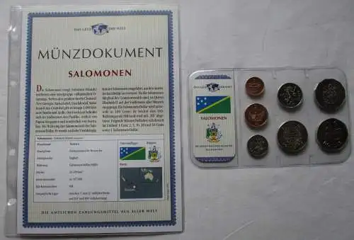 KMS Das Geld der Welt Kursmünzensätze der Welt Salomonen + Zertifikat (144486)