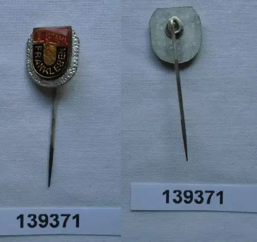 DDR Sport Anstecknadel Ehrennadel BSG Stahl Frankleben in Silber (139371)