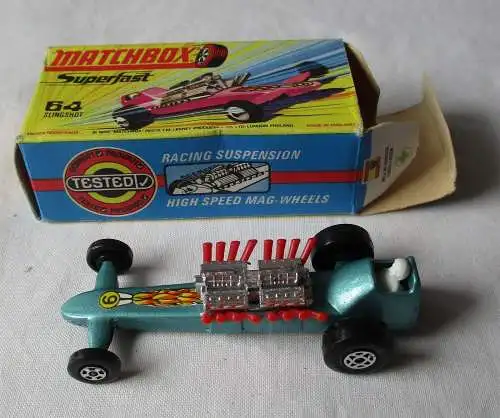 Matchbox Superfast Slingshot Nr. 64 Lesney Products 1970 OVP (126834)