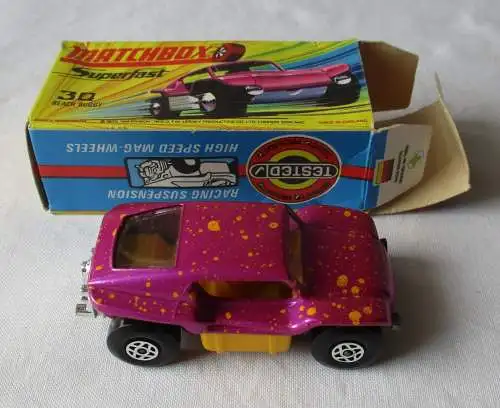 Matchbox Superfast Beach Buggy Nr. 30 Lesney Products 1970 OVP (159885)