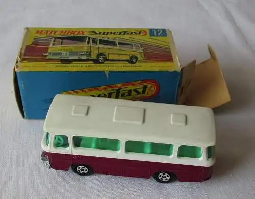 Matchbox Superfast Setra Coach Nr. 12 Lesney Products 1970 OVP (167839)