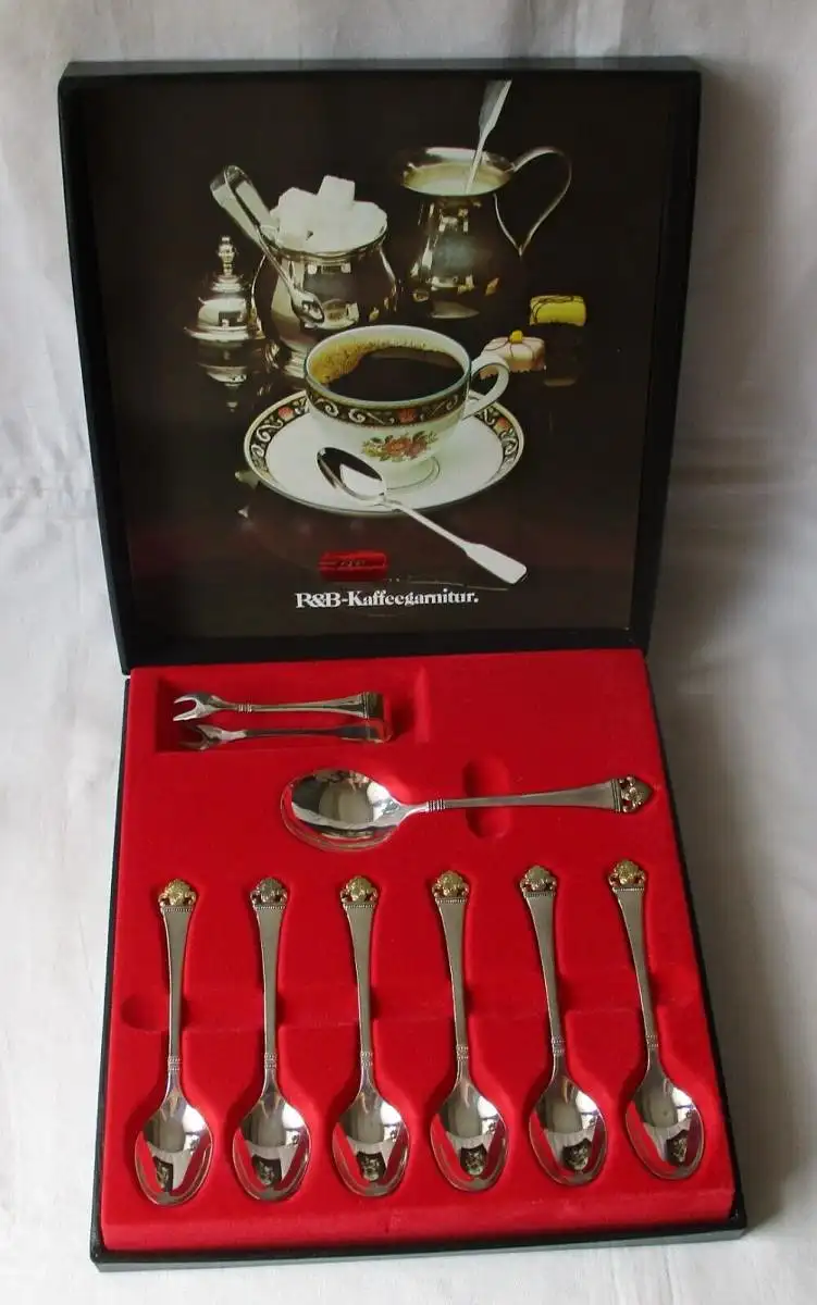 Robbe & Berking Royal R+B Kaffeegarnitur 8teilig 800er Silber OVP (107998) 0
