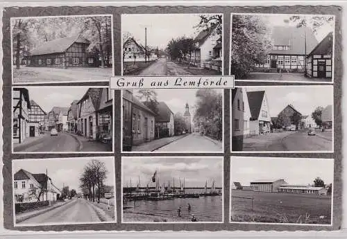 80490 Mehrbild Ak Gruß aus Lemförde Ortsansichten 1966