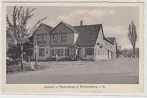 61430 Ak Gasthof zum Pfeifenkrug bei Blankenburg am Harz 1939