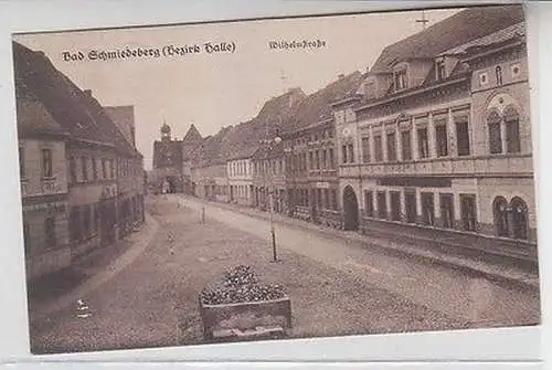 18485 Ak Bad Schmiedeberg Bezirk Halle Wilhelmstraße um 1930