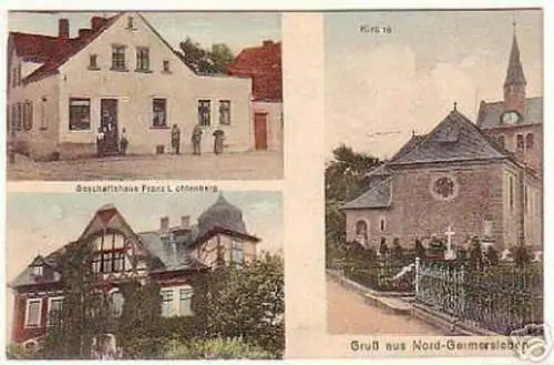 08415 Mehrbild Ak Gruß aus Nord Germersleben 1930