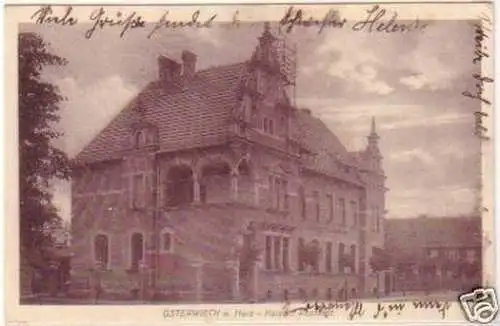 24413 Ak Osterwieck a. Harz kaiserliches Postamt 1909