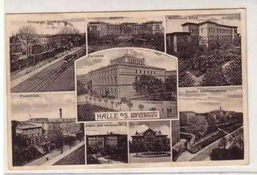 47779 Ak Halle a.S. Universität mit Kliniken 1917