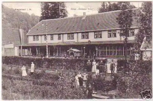 18424 Ak Alexisbad im Harz Hotel "Goldene Rose" 1908