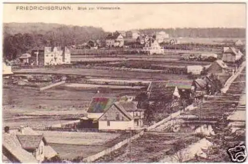 19618 Ak Friedrichsbrunn Blick zur Villencolonie 1921