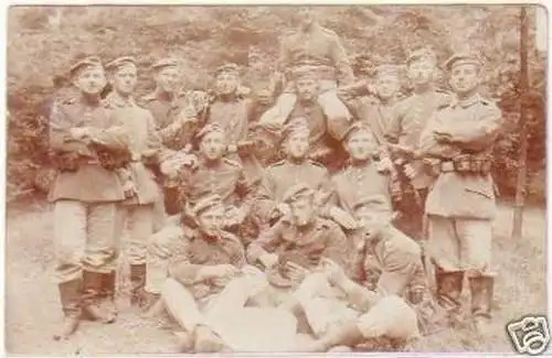 27431 Foto Ak Gruppe Soldaten 179er Wurzen 1915