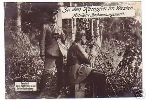 134: Maximum-Ak Militär 1. WK Beobachtungsstand um 1915