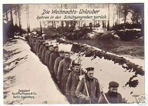 18: Maximum-Ak Militär 1.WK Schützengraben um 1915