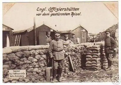 105: Maximum-Ak Militär 1. WK Offiziershütten um 1915