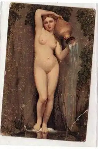 16926 Kunst Ak Erotik "Die Quelle" um 1920